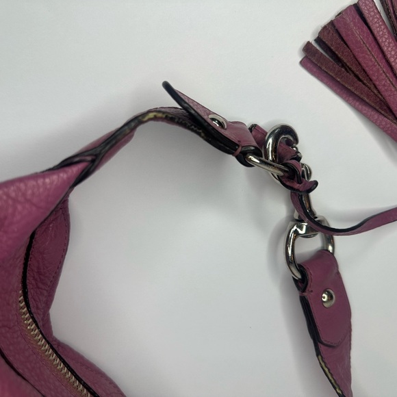 Coach Plum Purple Avery Pebbled Leather  Hobo Shoulder Bag - Picture 10 of 15